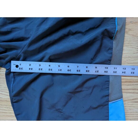 Nike Drifit Athletic Shorts Size M Colorful Blue Gray Swoosh Logo - Picture 8 of 10